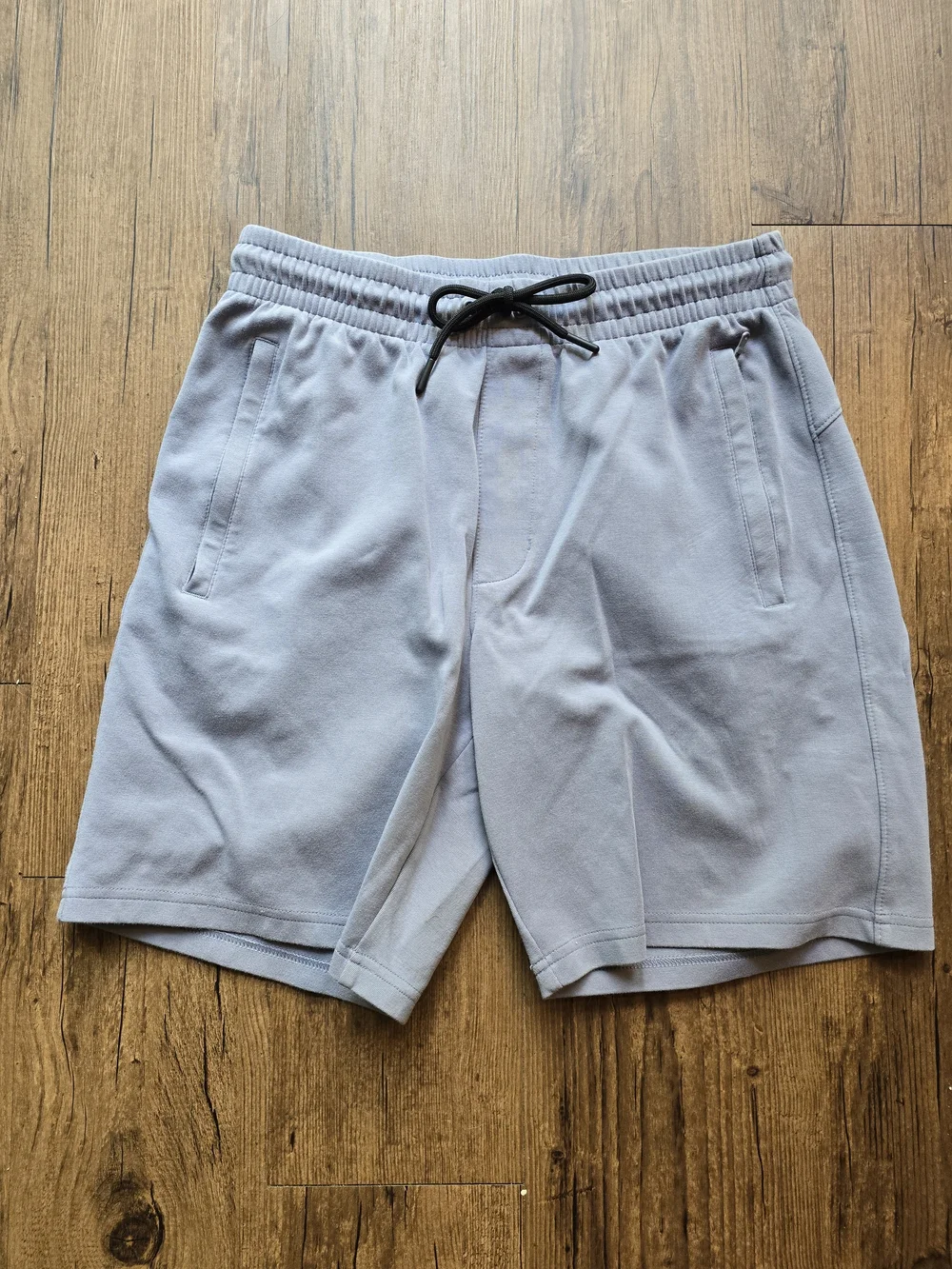 Mens Old Navy Light Gray Athletic Drawstring Shorts